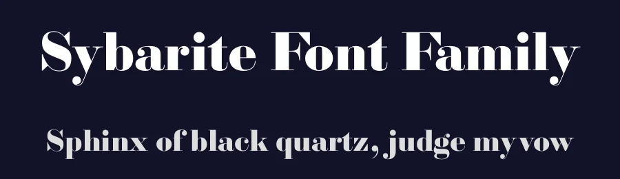 Sybarite Font Family by Dunwich Type — Serif Font — thumbnail 2