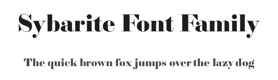 Sybarite Font Family by Dunwich Type — Serif Font