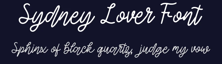 Sydney Lover Font by Forberas Foundry — Script Handwritten Font — thumbnail 2