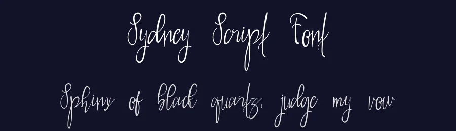 Sydney Script Font by Erik Studio — Script Handwritten Font — thumbnail 2