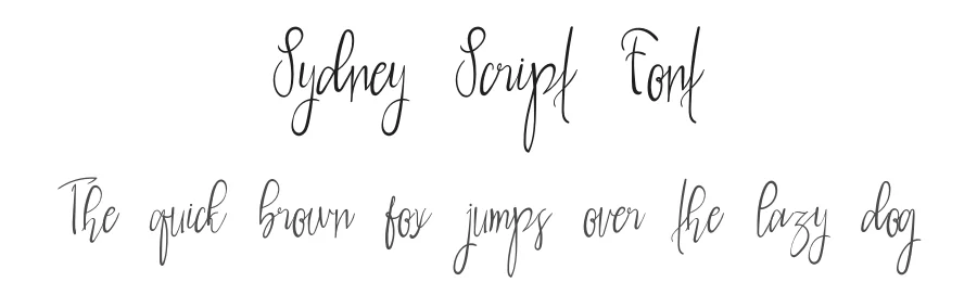 Sydney Script Font by Erik Studio — Script Handwritten Font