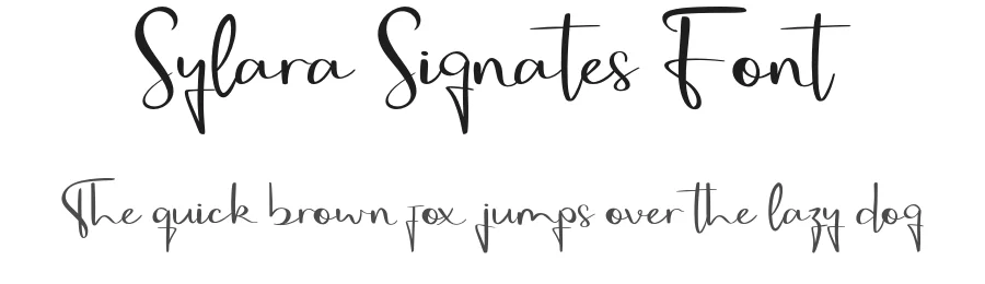 Sylara Signates Font by Creatifontstudios — Script Handwritten Font