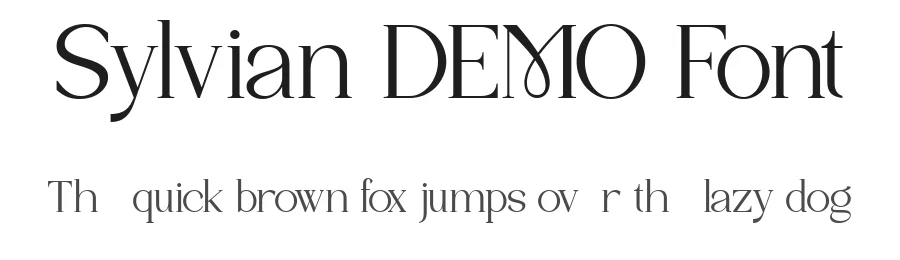 Sylvian DEMO Font by Say Studio — Display Font