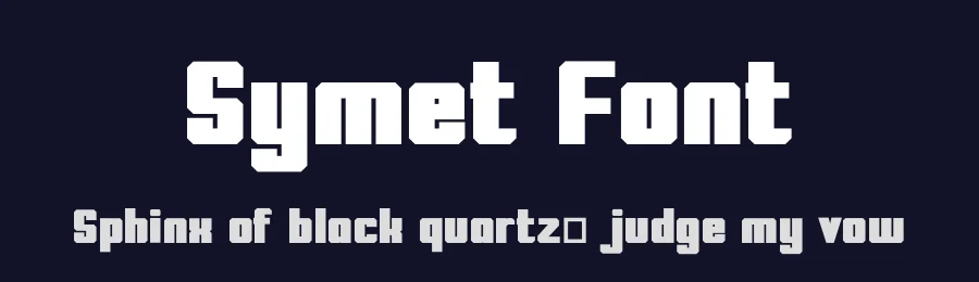 Symet Font by rainbombstudio — Blackletter Font — thumbnail 2