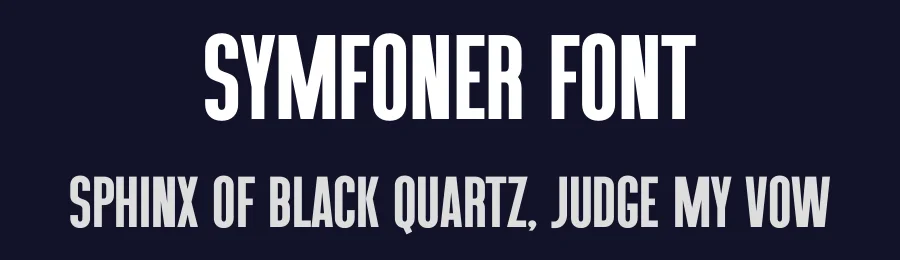 Symfoner Font by TypeLogue — Sans Serif Font — thumbnail 2