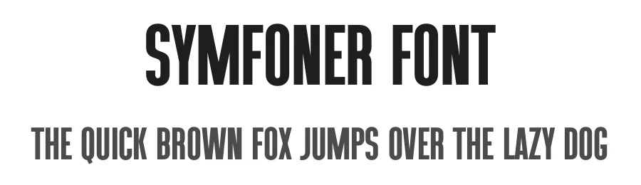 Symfoner Font by TypeLogue — Sans Serif Font