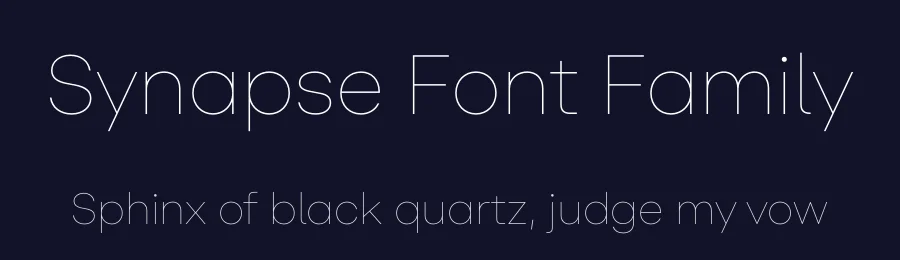 Synapse Font Family by Andy Lethbridge , Christoph York — Sans Serif Font — thumbnail 2