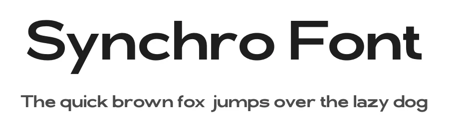 Synchro Font by Almeera Studio — Sans Serif Font