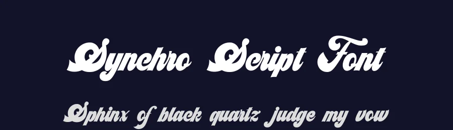 Synchro Script Font by Bluetype — Script Handwritten Font — thumbnail 2