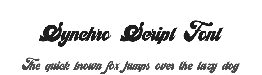 Synchro Script Font by Bluetype — Script Handwritten Font