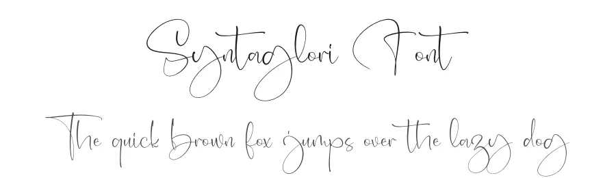 Syntaglori Font by letterfabric — Script Handwritten Font