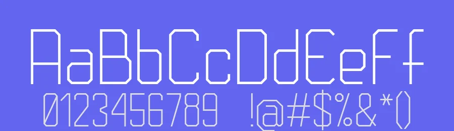 Synth2 futuristic font by taras.pasternak — Display Font — thumbnail 3