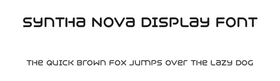 Syntha Nova Display Font by Ivan Filipov — Sans Serif Font