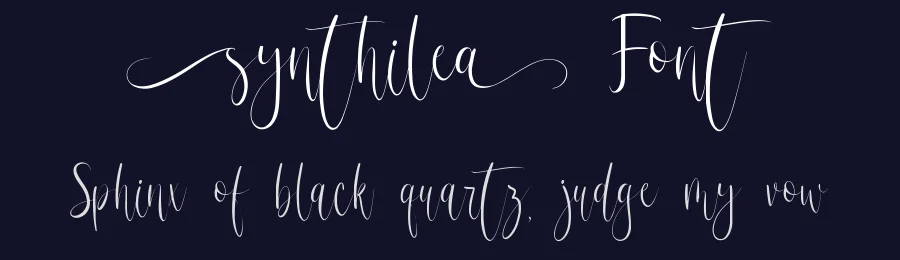 Synthilea Font by qwrtype — Script Handwritten Font — thumbnail 2
