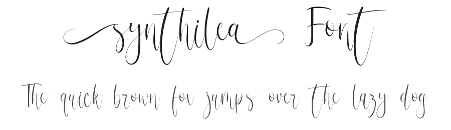 Synthilea Font by qwrtype — Script Handwritten Font