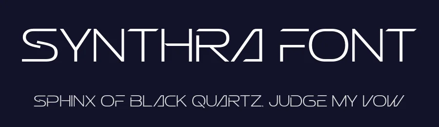 Synthra Font by Almeera Studio — Sans Serif Font — thumbnail 2