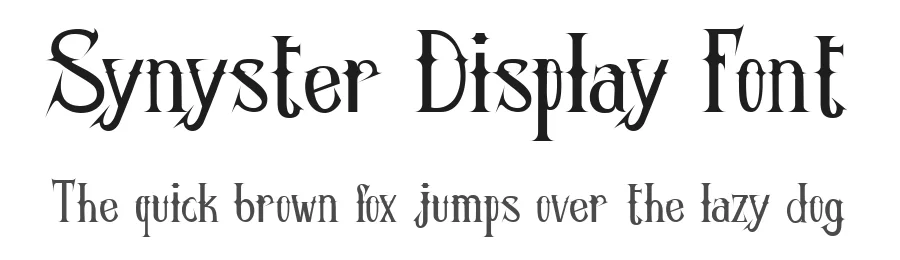 Synyster Display Font by No Feelings Studio — Decorative Font