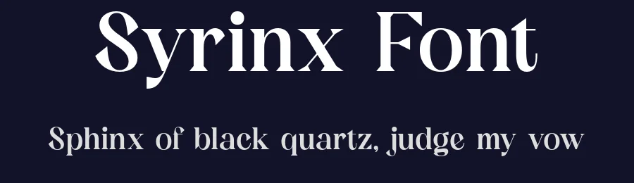 Syrinx Font by Meliora Studio — Serif Font — thumbnail 2