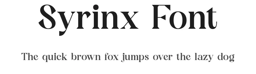 Syrinx Font by Meliora Studio — Serif Font