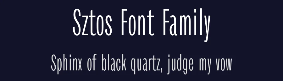 Sztos Font Family by Borutta Group — Sans Serif Font — thumbnail 2