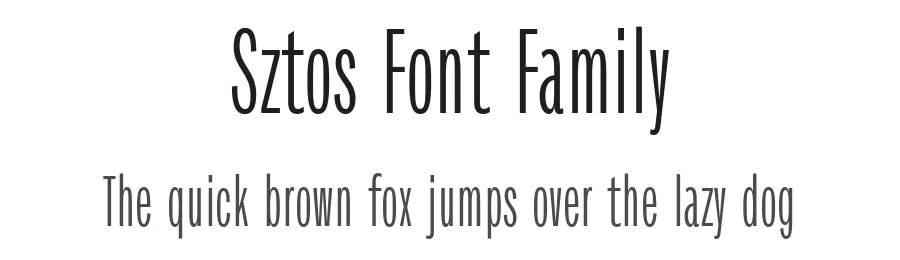 Sztos Font Family by Borutta Group β Sans Serif Font