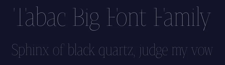 Tabac Big Font Family by Suitcase Type Foundry — Display Font — thumbnail 2