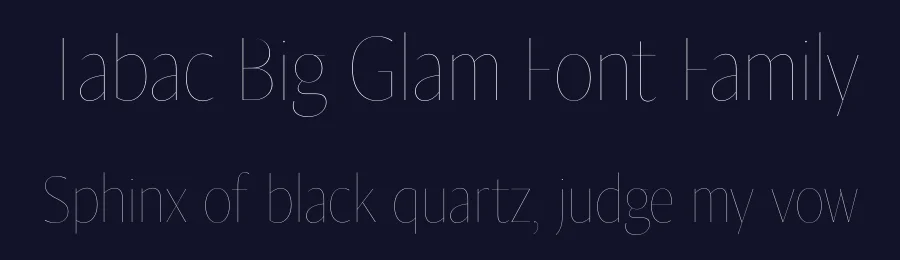 Tabac Big Glam Font Family by Suitcase Type Foundry — Decorative Font — thumbnail 2