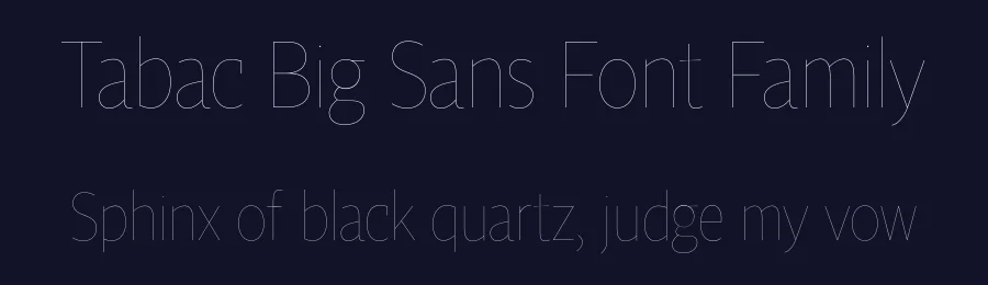 Tabac Big Sans Font Family by Suitcase Type Foundry — Decorative Font — thumbnail 2