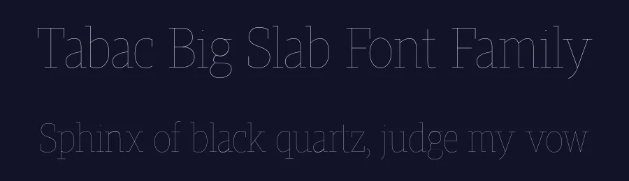 Tabac Big Slab Font Family by Suitcase Type Foundry — Slab Serif Font — thumbnail 2