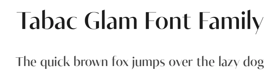 Tabac Glam Font Family by Suitcase Type Foundry — Decorative Font