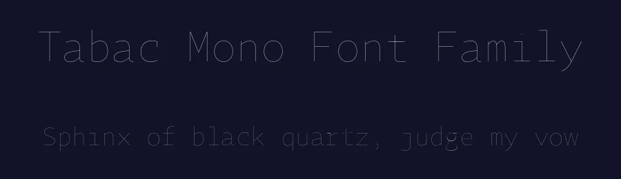 Tabac Mono Font Family by Suitcase Type Foundry — Display Font — thumbnail 2