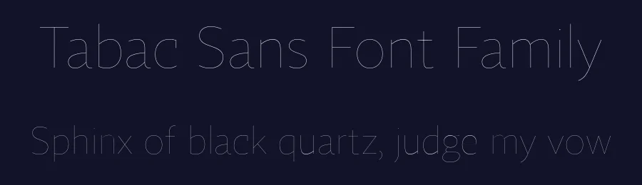 Tabac Sans Font Family by Suitcase Type Foundry — Decorative Font — thumbnail 2