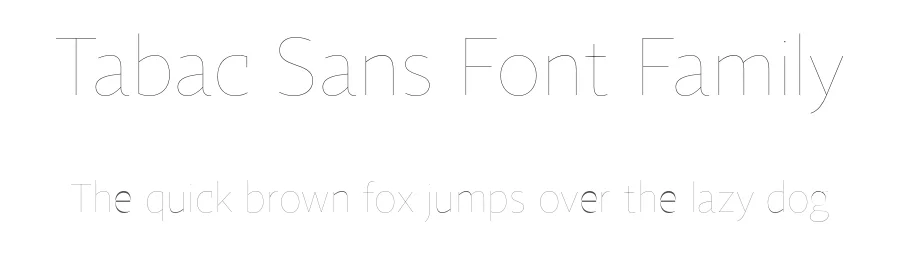 Tabac Sans Font Family by Suitcase Type Foundry — Decorative Font