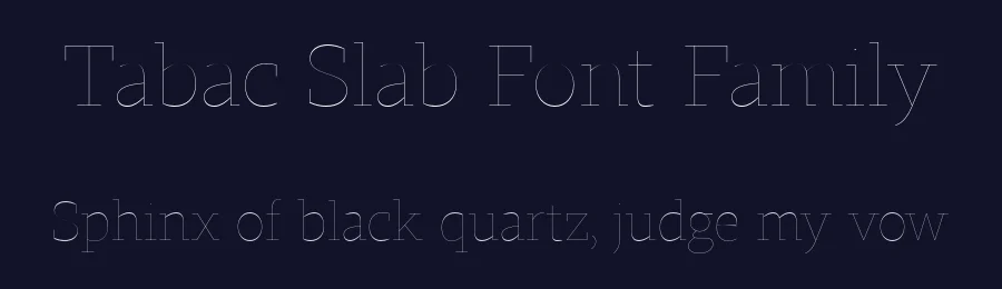 Tabac Slab Font Family by Suitcase Type Foundry — Slab Serif Font — thumbnail 2