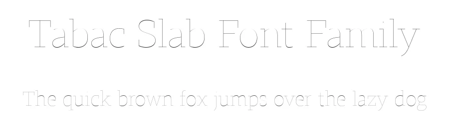 Tabac Slab Font Family by Suitcase Type Foundry — Slab Serif Font