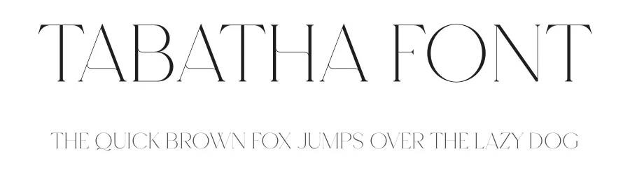 Tabatha Font by vpcreativeshop — Display Font