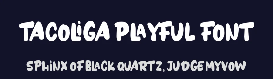 Tacoliga Playful Font by letterara — Display Font — thumbnail 2