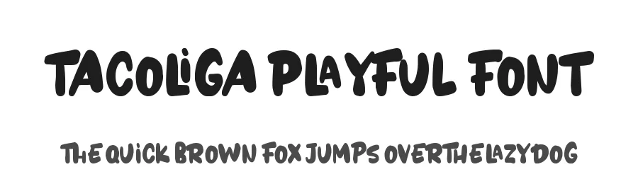 Tacoliga Playful Font by letterara — Display Font