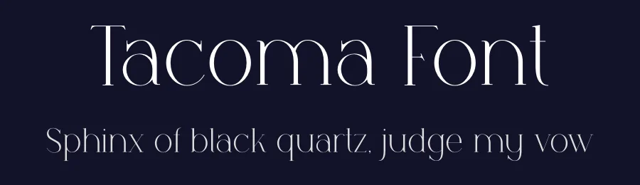 Tacoma Font by TokoPress — Serif Font — thumbnail 2