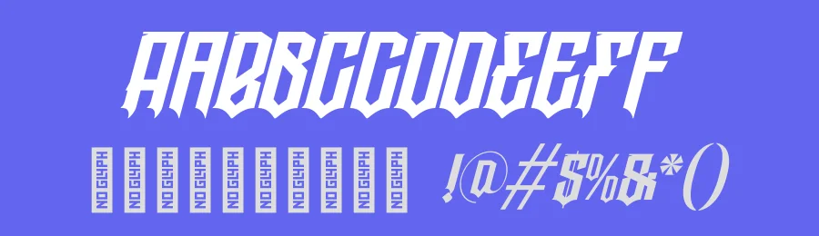 Taeob Gothic Font by 99designs — Blackletter Font — thumbnail 3