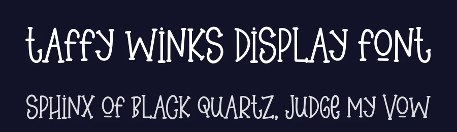 Taffy Winks Display Font by Creatifontstudios — Decorative Font — thumbnail 2