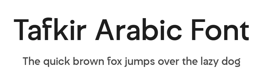 Tafkir Arabic Font by Kutype Foundry — Display Font