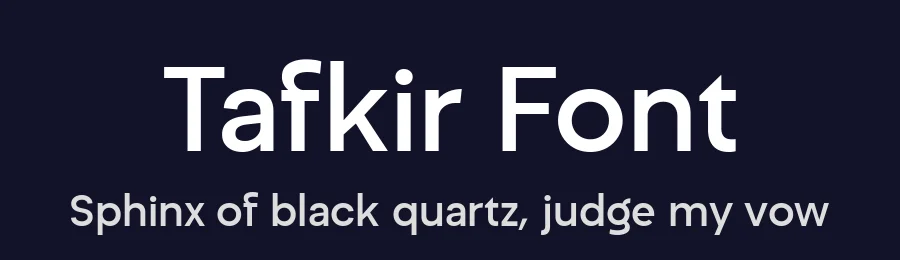 Tafkir Font by Kutype Foundry — Display Font — thumbnail 2