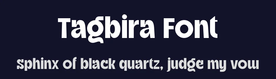 Tagbira Font by Twicolabs Fontdation — Sans Serif Font — thumbnail 2