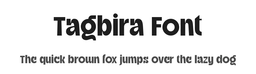 Tagbira Font by Twicolabs Fontdation — Sans Serif Font