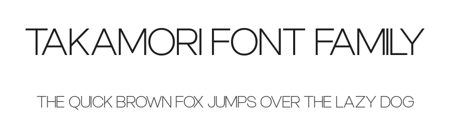Takamori Font Family by Nan Design — Sans Serif Font