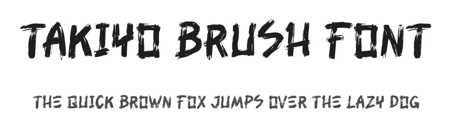 Takiyo Brush Font by Dhabee — Script Handwritten Font