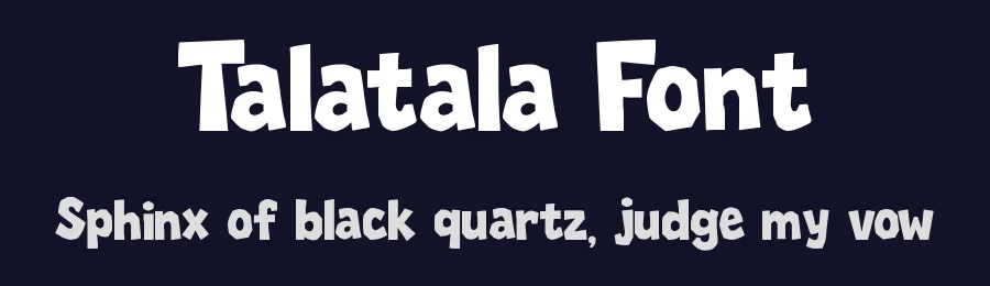 Talatala Font by ryutype — Decorative Font — thumbnail 2