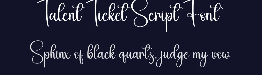 Talent Ticket Script Font by andikastudio — Script Handwritten Font — thumbnail 2