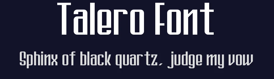 Talero Font by Omar Workspace — Sans Serif Font — thumbnail 2